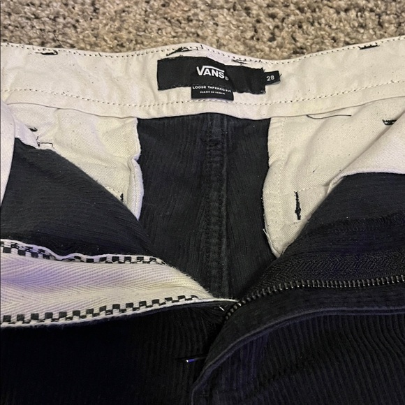 Vans Black Corduroy Trousers - Picture 2 of 3